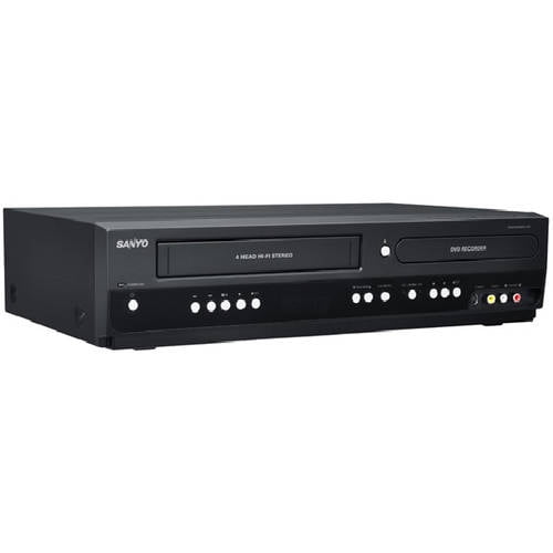 Sanyo DVD Recorder/VCR Player Used with Original Remote, Manual, AV HDMI. -