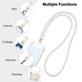 thumbnail image 4 of Lanyard MoKo Universal Pearl Beaded White para iPhone, 4 of 7