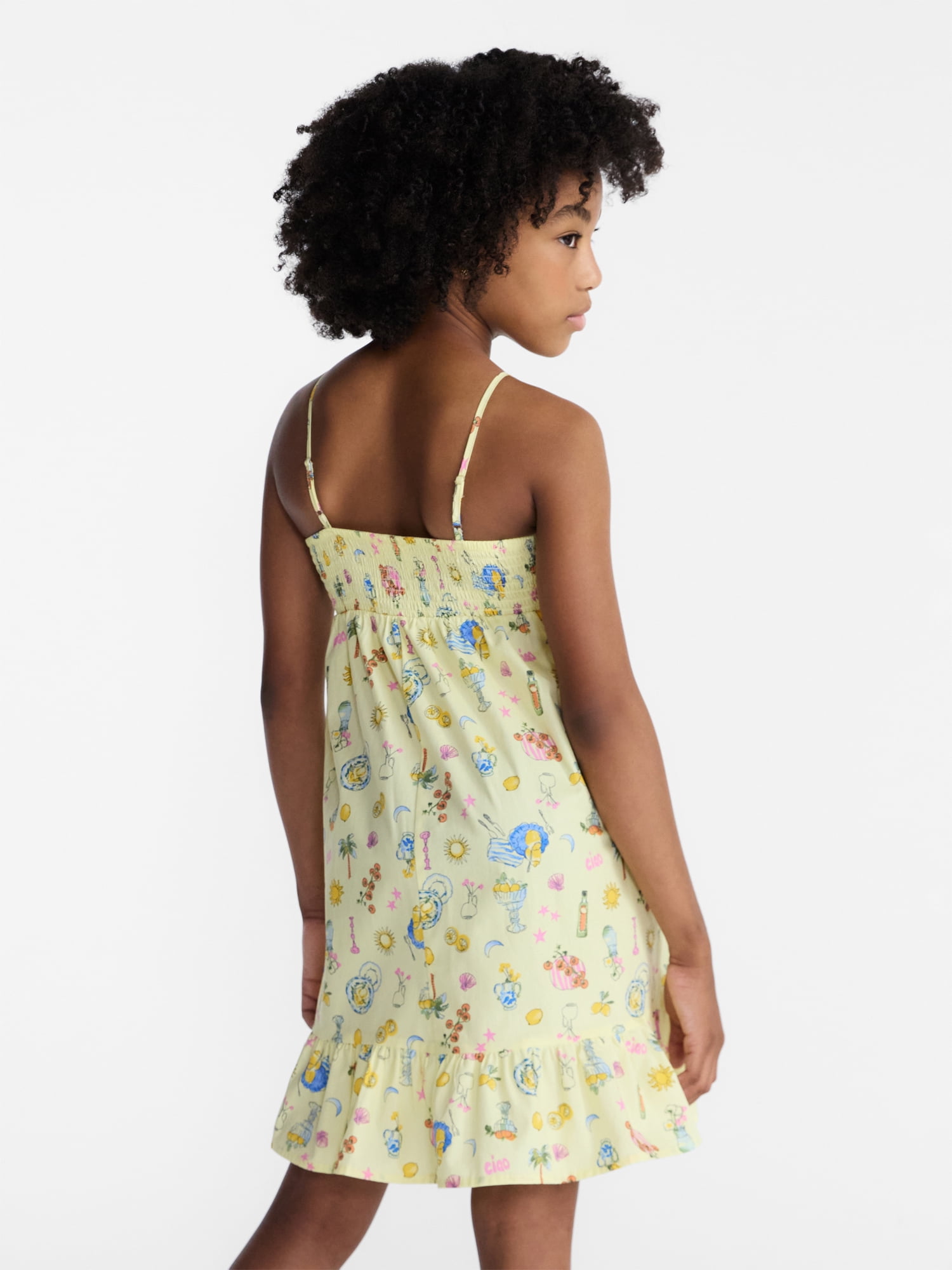 Weekend Academy Girls Sleeveless Cotton Babydoll Dress, Sizes 4-18