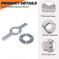 thumbnail image 3 of TB123A Washing Machine Spanner Wrench Washer Spanner Wrench, 1-11/16 Inch for Washer Repair Whirl-P, 3 of 5