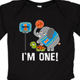 thumbnail image 4 of Inktastic Basketball 1st Birthday for One Year Old Boys Long Sleeve Baby Bodysuit, 4 of 5