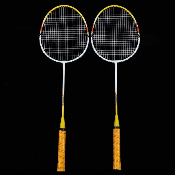 Ymiko Badminton Racket Badminton Racket Set Double Rackets Playing With Family For Reduce Resistance Of The Wind