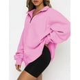 thumbnail image 2 of Womens Oversized Sweatshirts Hoodies Half Zip Pullover Fall  Outfits 2023 Y2k Clothes, 2 of 7