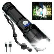 Rechargeable Flashlights High Lumens, 990,000 Lumens Super Bright LED Flash Light, 5 Modes, IPX6 Waterproof Handheld Flash Light for Home, Emergencies, Camping