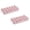 O130 Pink 11.8x5.9x2.6" 2Pack, variant on 2Pcs Egg Container for Refrigerator,Reusable Egg Carton with Lid, 18-Grid Stackable Fridge Egg Holder Tray for Kitchen, Restaurant & Camping Storage Happy 2026!