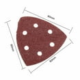 thumbnail image 2 of 100PCS Triangle Sanding Discs Sandpaper 6 Hole Grit 40/60/80/120/240, 2 of 5
