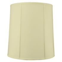 14"x16"x17" Prestige Large Drum Lampshade Eggshell Shantung Silk, Cylinder Shade for Tall Table Lamps