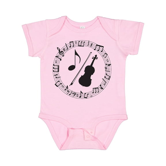 Inktastic Violin Gift for Student Violinist Boys or Girls Baby Bodysuit