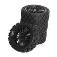 thumbnail image 4 of SUTENGDA 4 Pieces Wheel Rim Tire Universal Spare for XV01 XV02 DIY Accessories Trucks black, 4 of 9