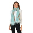 thumbnail image 2 of FORMRS Womens Scarf Winter Soft Long Big Warm Shawls Wrap Tassel Scarves, Capybara Splash, 2 of 9