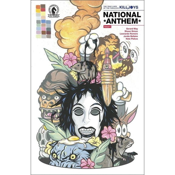 True Lives of the Fabulous Killjoys: National Anthem #4C VF ; Dark Horse Comic Book