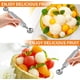 thumbnail image 2 of Cuchara de bola de melón, cuchillo de trinchar de acero inoxidable para decoración de frutas, melón, sandía, melón, helado, sorbete, postre, cuchara de bola de doble función para herramientas de cocin Namotu YZY298, 2 of 7