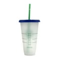 thumbnail image 1 of CAROOTU Reusable Plastic Temperature Color Changing Cold Cup Summer Drink Water Mug Cup, 1 of 6