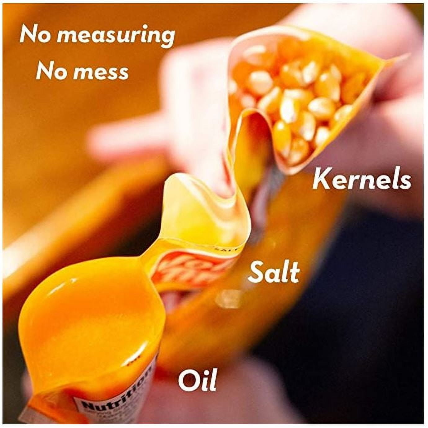 JOLLY TIME All-In-One Popcorn Machine Kits, 36/8oz Pack, Pre-Measured Kernels Oil & Salt, Gluten Free, Non-GMO, Concession Popcorn Supplies