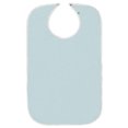 thumbnail image 2 of Nobles 6 Pack Adult Bib Washable Reusable Waterproof Clothing Protector with Vinyl Barrier 18" x 30" Adjustable Snap Closure (Light Blue with Blue Backing), 2 of 4