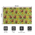 thumbnail image 5 of Highland Cow Sunflower Field Pattern Door Rugs,Washable Non Slip Door Mats Indoor,Decorative Door Mats,Entry Mat Indoor for Entrance,Bedroom,Kitchen,Bathroom,17"x30", 5 of 6