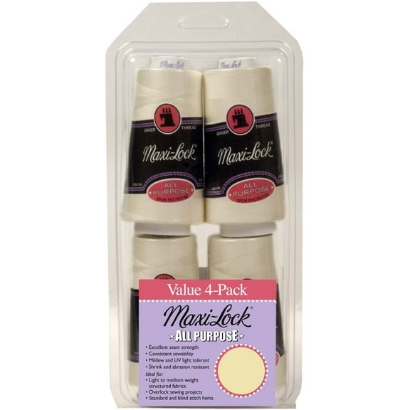 A&E Maxi Lock All Purpose Value 4 Pack Eggshell