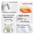 thumbnail image 5 of Lámpara de Pared LED Regulable con Interruptor Recargable por USB para Dormitorio, Base Magnética para Estudio y Lectura Junto A la Cama., 5 of 5