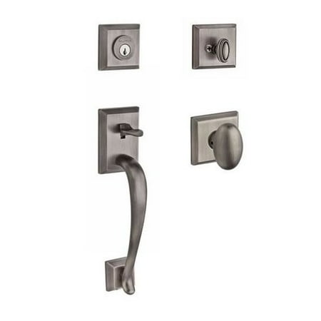 Baldwin Napa Single Cylinder Handleset With Ellipse Door Knob And