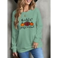 thumbnail image 2 of Anbech Thankful Grateful Blessed Sweatshirt for Women Pumpkin Shirt Graphic Long Sleeve Pullover Christmas Ladies Top, 2 of 7