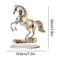 thumbnail image 3 of kkbbma under $5 Acrylic Horse Decoration, Acrylic Horse Figurine Desk Decor,Multifunctional Stand Base Decoration for Living Room Office,Tabletop Decoration for Home Gift, 3 of 6