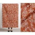 thumbnail image 3 of Soimoi Floral Theme Waterproof Fabric | Outdoor Material by 5 Yard | Tear-Resistant, UV Safe | Great for Bags, Rainwear, Covers & Curtains, Awning Cover Cloth - Orange, 3 of 7
