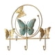 thumbnail image 2 of Gancho de mariposas, gancho creativo de hierro, decoración de entrada, colgante de pared, puerta, detrás de la llave, almacenamiento, vestidor, perchero, gancho de mariposa, 2 of 6