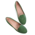 thumbnail image 2 of Zapatillas de ballet Stunner Classic Slip On para mujer, color verde militar 39, 2 of 7