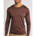 thumbnail image 4 of Real Essentials 4 Pack: Men's Dry Fit Long Sleeve V-Neck Active T-Shirt - Athletic Outdoor UPF 50+ (Available in Big & Tall), 4 of 6