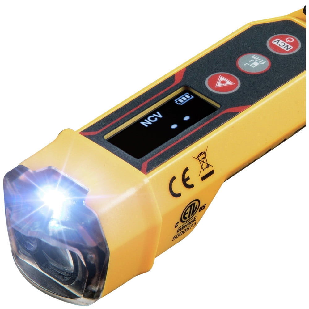 Klein Tools Non-Contact Voltage Tester Pen With Laser Distance Meter, 12 To 1000V Ac