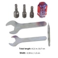 thumbnail image 4 of KAKOWELY 1 Set 3D Printer Nozzle Replacement Tool Change Tool Screwdriver Spanner,4.21X"X0.59"X0.2", 4 of 4