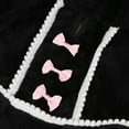 thumbnail image 6 of Cute Pet Hoodie Dog Bowknot Sweater Dress Puppy Winter Warm Velvet Coat Jacket Lovely Pet Pajamas Pet Dog Fleece Apparel XXS-L, 6 of 8