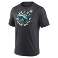thumbnail image 2 of Men's  Charcoal Miami Dolphins Sporting Chance Tri-Blend T-Shirt, 2 of 3