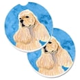 thumbnail image 1 of Blue Buff Cocker Spaniel Set of 2 Cup Holder Car Coaster, 1 of 1