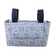 thumbnail image 1 of Bolsa organizadora para cochecito de bebé, bolsa de viaje y bolso de mano diario. Rayas azules, 1 of 9