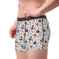 thumbnail image 2 of Salouo Pirate skulls Print Men's Boxer Briefs,Breathable Underwear Elastic Waistband Briefs for Men-XX-Large, 2 of 5