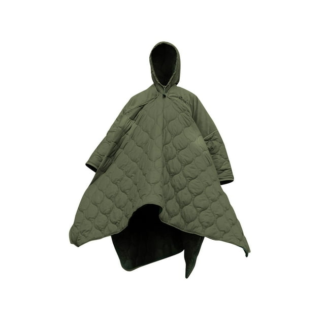 Saco de dormir para acampar, edredón cálido multiusos para la oficina, el coche, la conducción y la mochila. verde