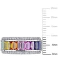 thumbnail image 2 of Everly Women's Created Sapphire Sterling Silver Ring, 2 of 8