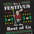 thumbnail image 3 of Seinfeld Festive Festivus Kids T Shirt (Small) for Youth Toddler Boys and Girls, Black, 3 of 5
