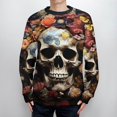 thumbnail image 4 of Gothic Skull Lover 2024 Autumn/winter Round Neck Sweater for Couples, 4 of 6