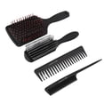 thumbnail image 4 of Hair Comb Set, Hair Styling Heat Resistant Brush And Comb Set 4pcs  For Salon, 4 of 8