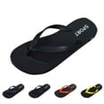thumbnail image 5 of Xfvqtps Flip Flops for Mens Flat Sole Casual Beach Summer Sandals Yellow, 5 of 5