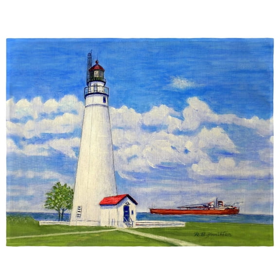 Betsy Drake Interiors Fort Gratiot Lighthouse, MI Place Mat Set of 4