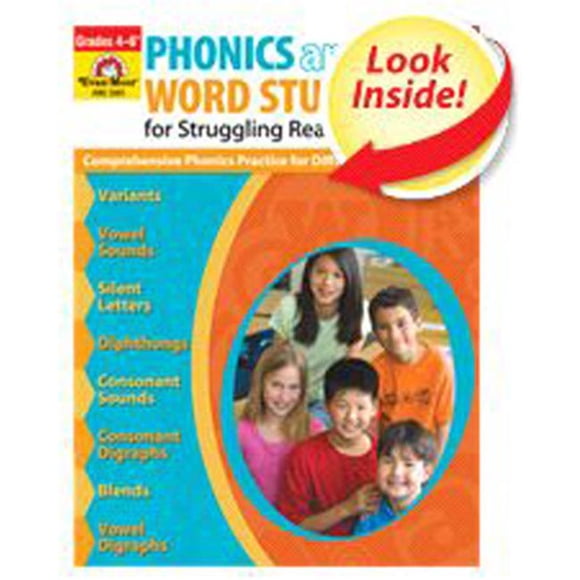 Evan-Moor EMC3361 Phonics & Word Study For Struggling Readers