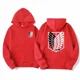 thumbnail image 1 of Sudadera con capucha de Attack on Titan para hombre y mujer, suéter de Anime, ropa de calle Harajuku, Shingeki no Kyojin, 1 of 2