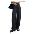 thumbnail image 1 of Pantalones De Ligero Casual Rayas Pierna Amplia Para Mujer, 1 of 6
