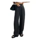 thumbnail image 1 of Pantalones De Ligero Casual Rayas Pierna Amplia Para Mujer, 1 of 6