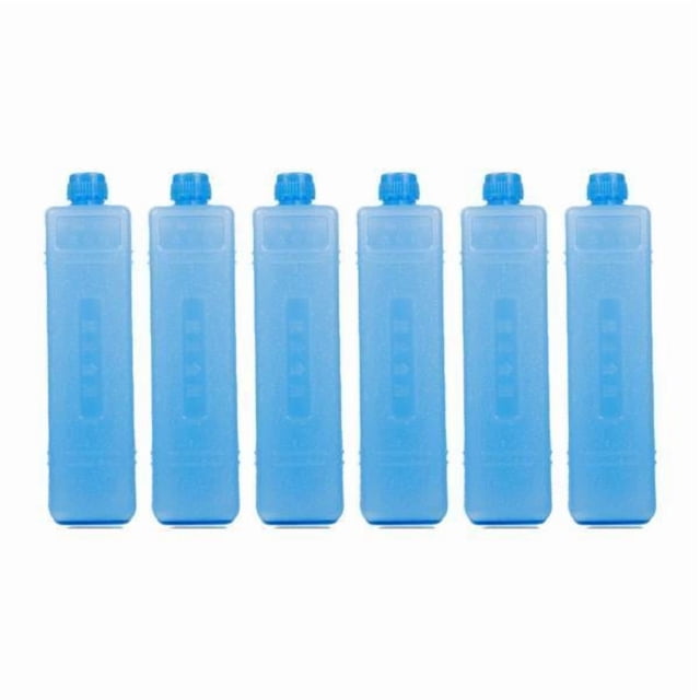 2 X 6 Bolsas De Hielo Para Enfriar Alimentos Y Bebidas, Ideal Para Senderismo, Picnic Y Playa, 16 X 4 Cm.
