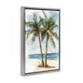 thumbnail image 2 of Stupell Industries Coastal Illustrated Palm Tree Duo Gray Floating Frame Canvas Art, 17 x 25, by Petals Prints Design, 2 of 8