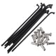 thumbnail image 1 of Rayos de bicicleta Unique Bargains 14G, rayos de rueda de bicicleta de acero inoxidable 304, 1 juego negro de 90 mm, 1 of 7